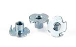 Carbon Steel Zinc Pronged Tee Nut M12 UNC Thread Insert