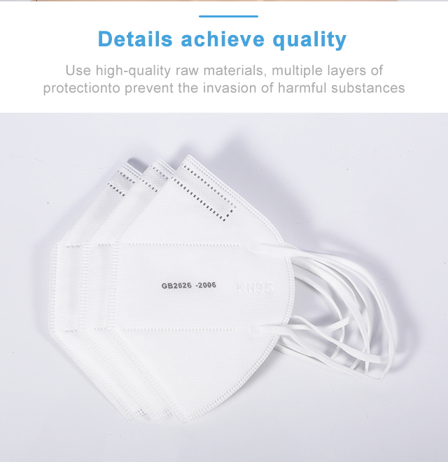 Wholesale Dust Proof Anti-smog Folding KN95 Face Mask for KN95