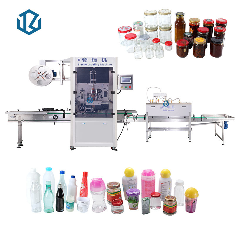 Automatic Shrink Sleeve Labeling Machine 150 Bottles / Min