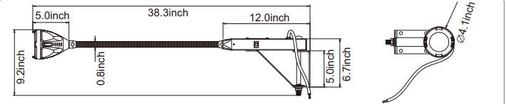 High Bay Explosion Proof LED Lights ATEX 10-60W 3000k-5000k