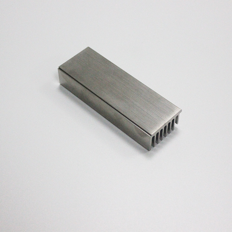 Nickel Plating Skived Fin Heat Sink , Anti Corrosion Heat Sink Profiles Aluminium