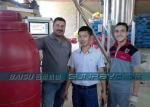60 Liter Hdpe Drum Manufacturing Machines , Horizontal Extrusion Moulding