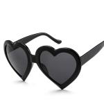 Women UV400 BSCI Love Heart Shaped Sunglasses Cat Eye Mod Vintage Style