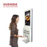 Touch Screen LCD 1920x1080 Automatic Hand Sanitizer Dispenser