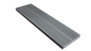 China Gray 35% HDPE Extruded Plastic Decking Eco Friendly Wpc Outdoor Wall Panel wholesale