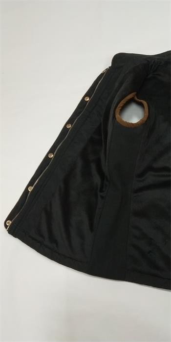 Black Long Padded Gilet Womens Quilted Vest Old Navy No Hood