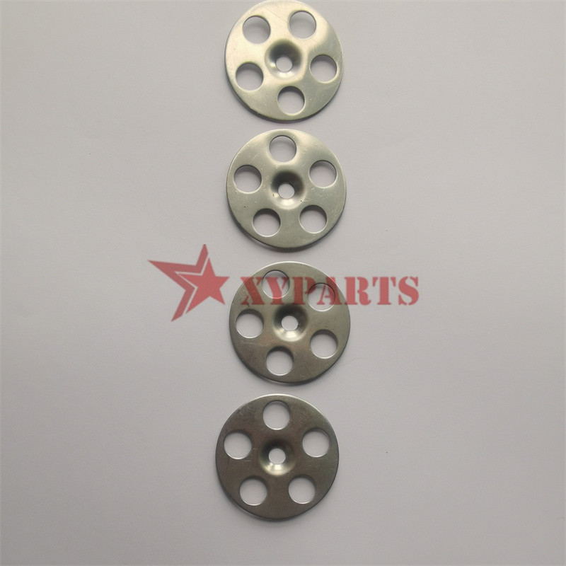 Galvanized Steel Board Fixing Self Locking Washers Round 6mm Center Hole