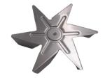 150mm Diameter Fireplace Fan 6 Blades Stainless Steel For Oven Stove