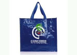 China Custom Big Laminated Shopping Bags , Water Resistant Non Woven Tote Bag wholesale