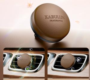 China Leather Scented Car Air Freshener Promotional Cherry Car Aromatherapy wholesale