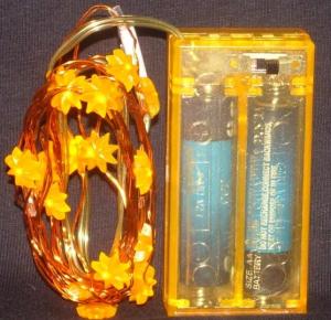 China 3pcs AA batteries battery operated lighted flowers wholesale