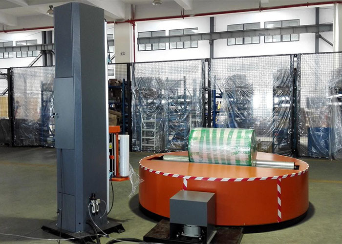 Easy Operation Reel Wrapping Machine Semi Automatic 3.4kw 2950*1800*2582mm