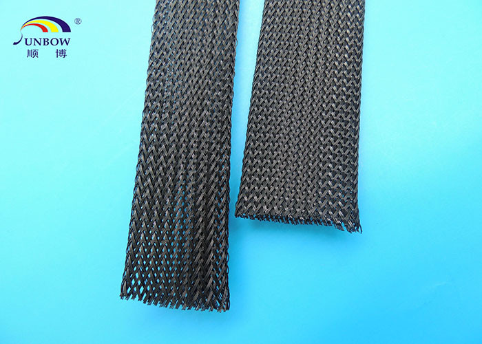 Flexible Nylon PA66 PA6 Braided Expandable Sleeve for Wire Protection