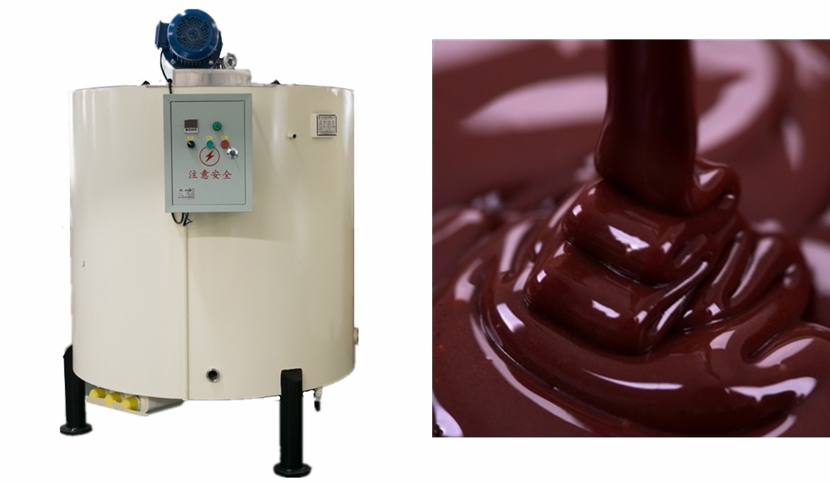 Cocoa Mass Chocolate Storage Tank Electrical Heating 1000 Liter