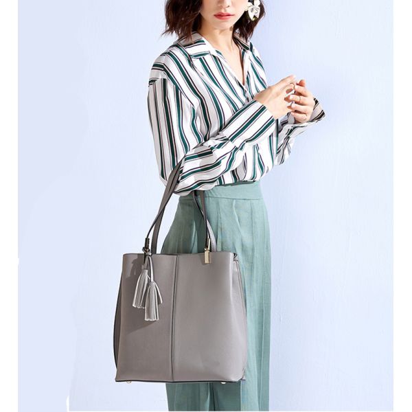 2019 new large-capacity tote bag fashion shoulder bag women's bag patchwork trend handbag