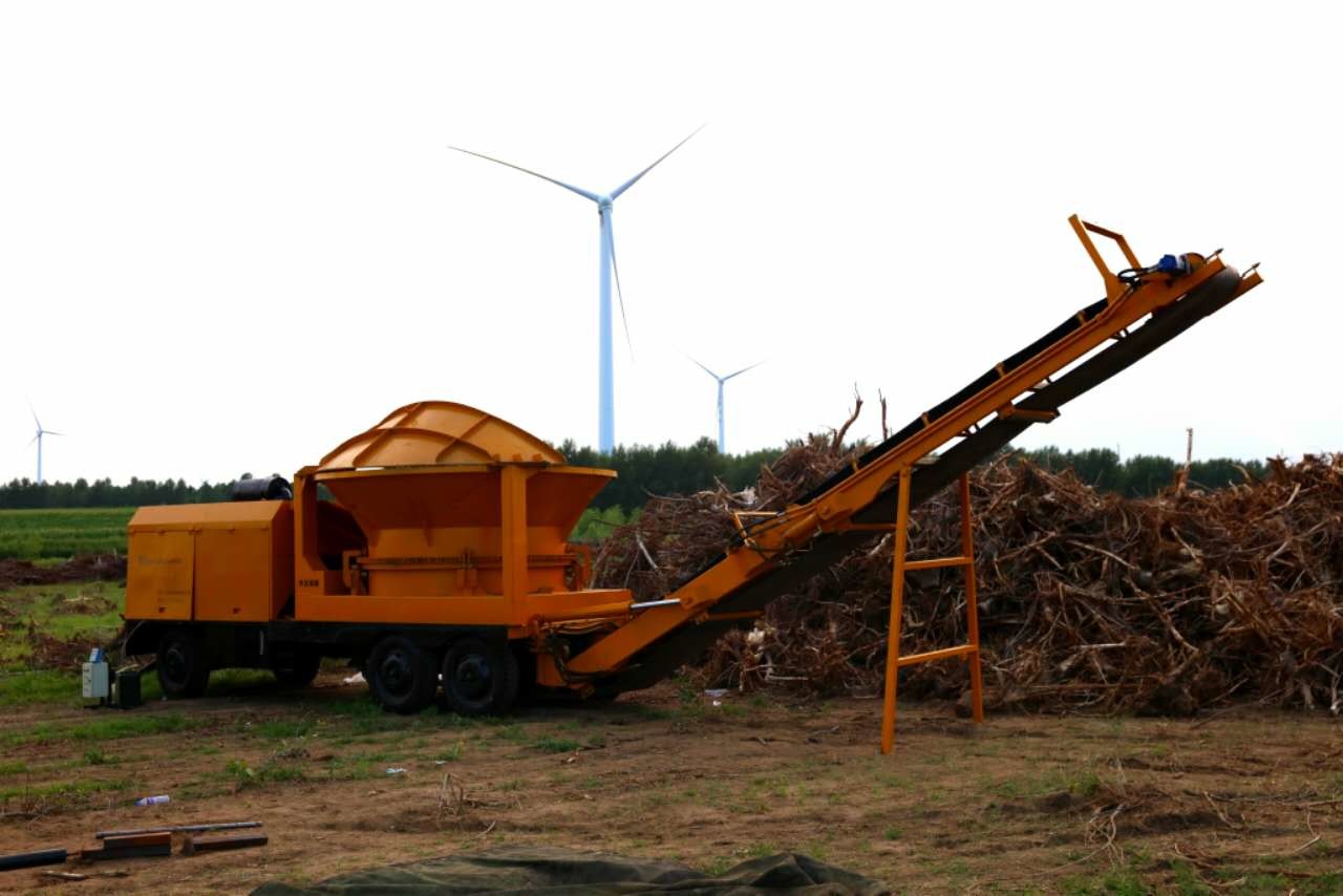 Wood Pallet Shredder Industrial Pallet Shredding Machine, Wood Shredder Pallet Crusher Grinder