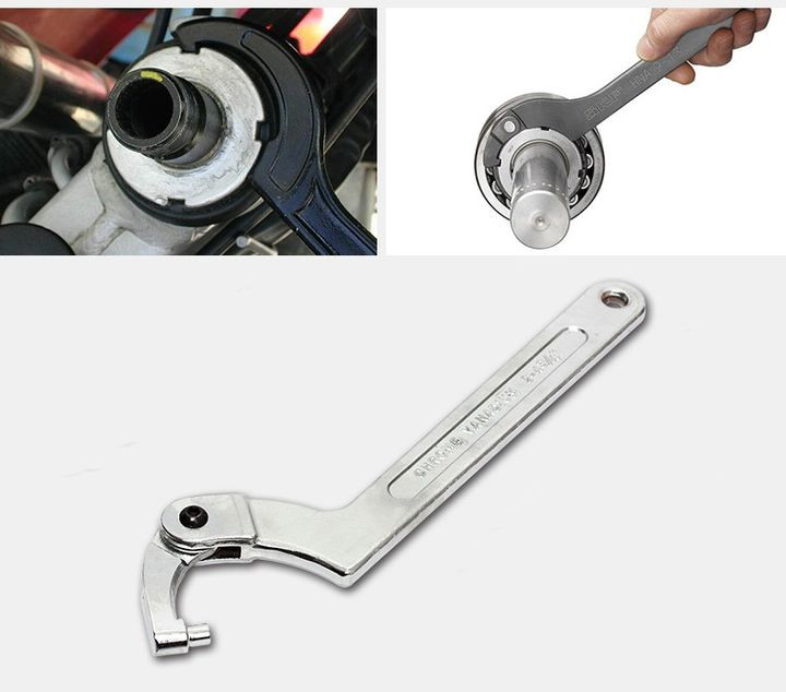150mm 5.5mm Forged Steel Wrench Disassemble 12 Inch Adjustable Double End Open