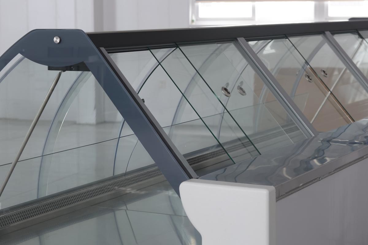 Fresh Meat Deli Display Refrigerator 1250mm Length Fridge Case Cabinet