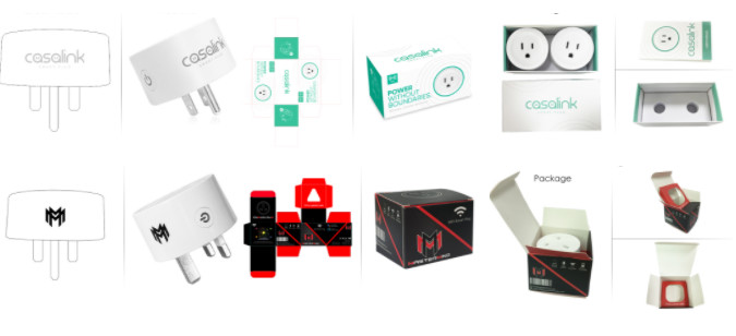 Non Grounding Voice Control Smart Plug Wifi Outlet 10A CE Approved