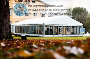 China 500 Seater Mobile Outdoor Luxury Marquee Restaurant Wedding Tent wholesale