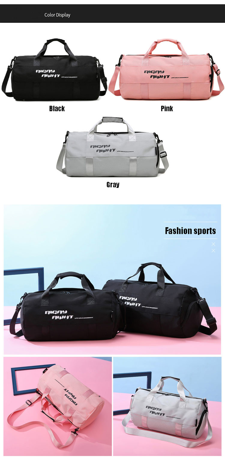 Travel Custom Gym Bag Mens Duffle Bag With Shoe Compartment Outdoor