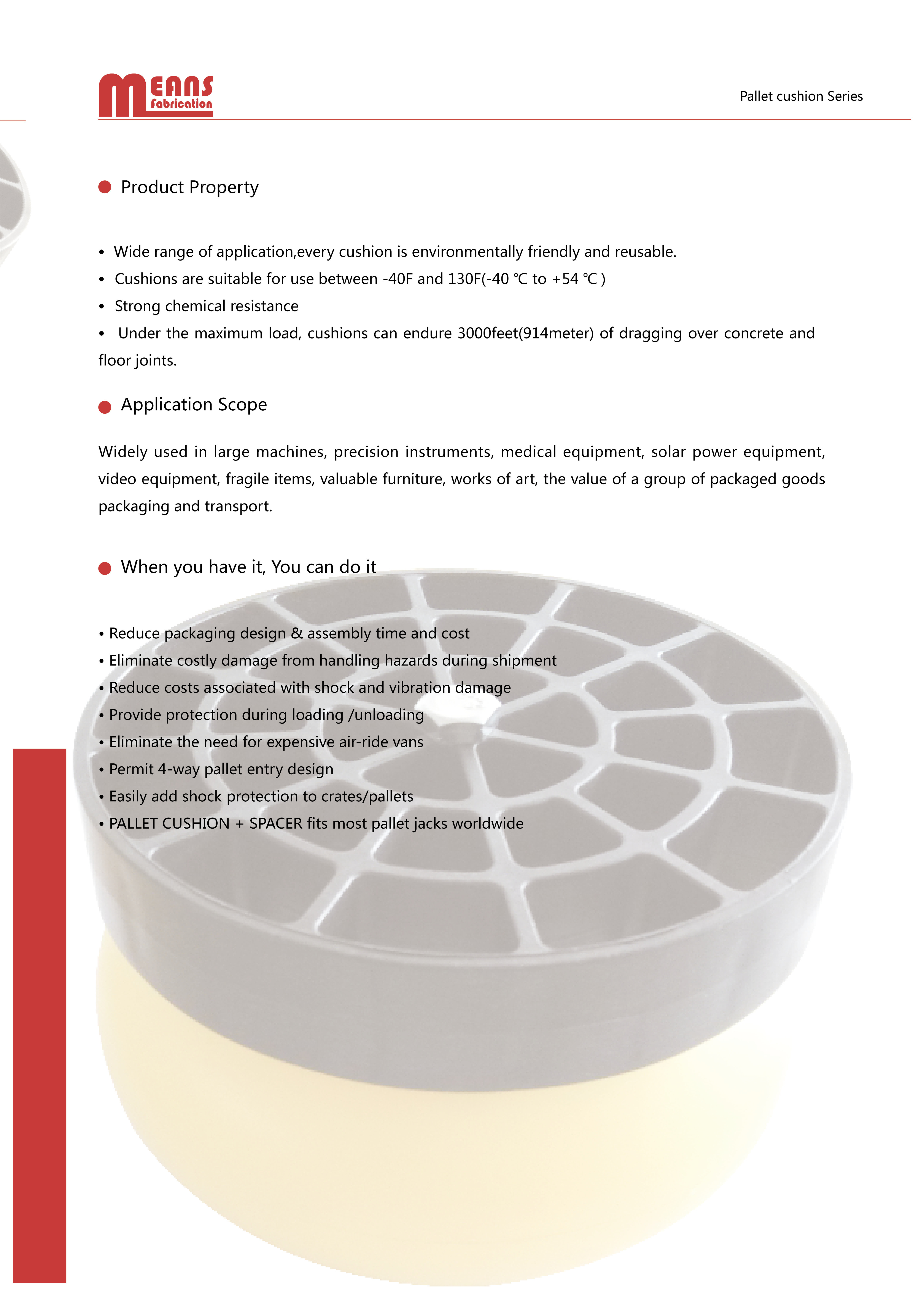 SPACER MATE WITH PALLET CUSHION,ROHS,SKID-MATD,FOR PACKING IN WOODEN CASES
