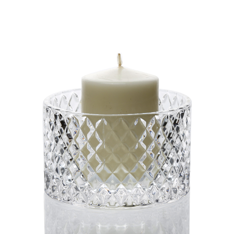 Factory Direct Transparent Candle Holder Tealight Set for party wedding decoration