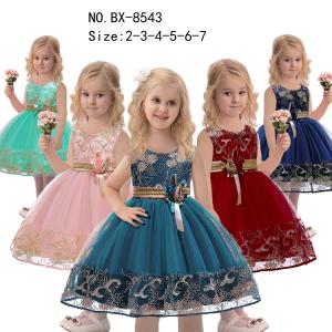 China Party Wear Girls Princess Dress Spring Autumn Soft Comfortable wholesale