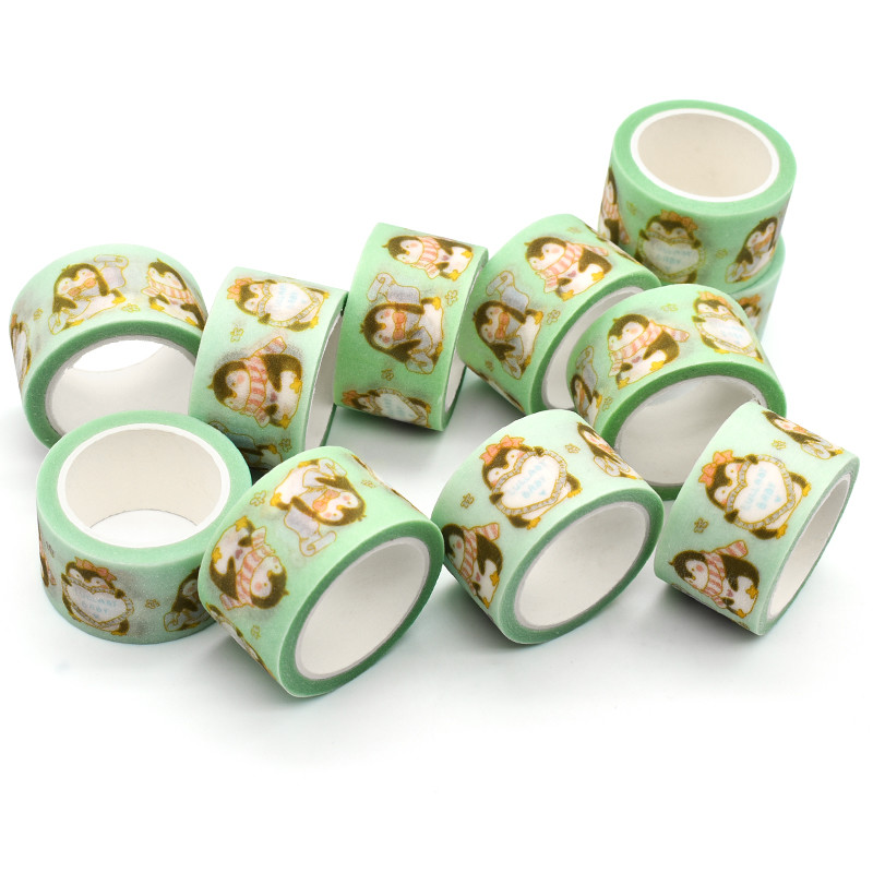 Kawaii Water Activated Adhesive Washi Tape Sets