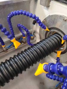 China Customizable HDPE Winding Carbon Spiral Pipe Extrusion Line wholesale