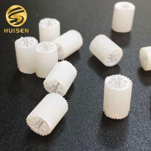 China Industrial Wastewater Disposal In White PE08 HDPE Filter Media wholesale