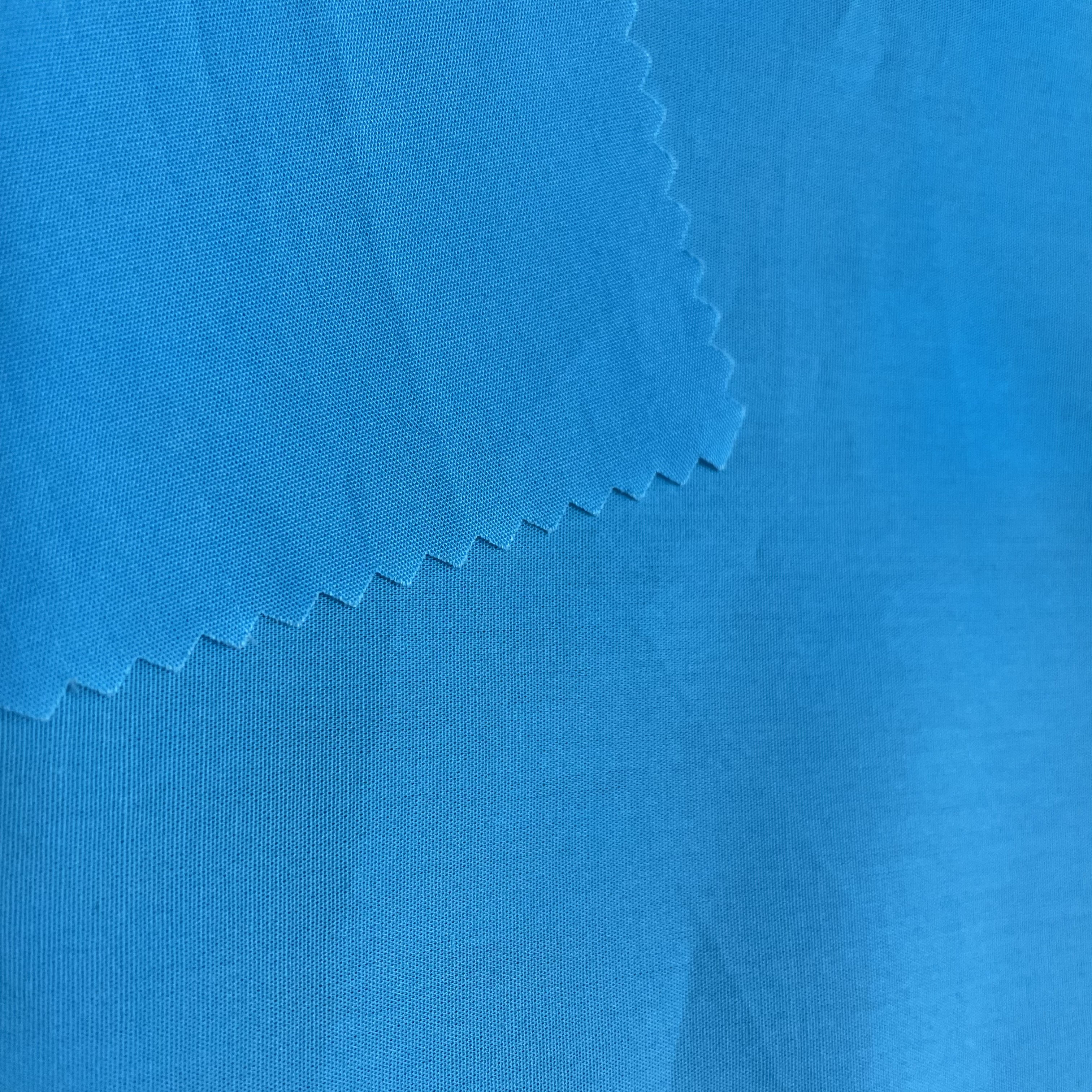 108GSM Blue Plain 100% Cotton Dyed Fabric 57/58" Width