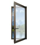 Rustic Modern Aluminum Windows Residential With Tempered Glass Customizable