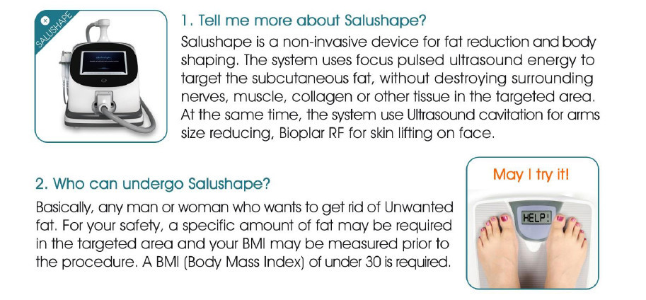 2016 best Focused ultrasound anti cellulite HIFU/ hifu/cavitation hifu