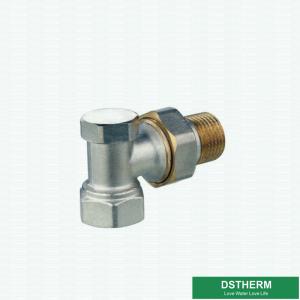 China Straight Female Elbow Brass Thermostatic Radiator Valve wholesale