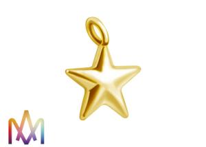 China 1g Fadeless Glossy Alloy Pendant DIY Metal Charms wholesale