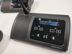 China Wireless Desktop Language Interpretation Audio Conference Microphone VISSONIC wholesale
