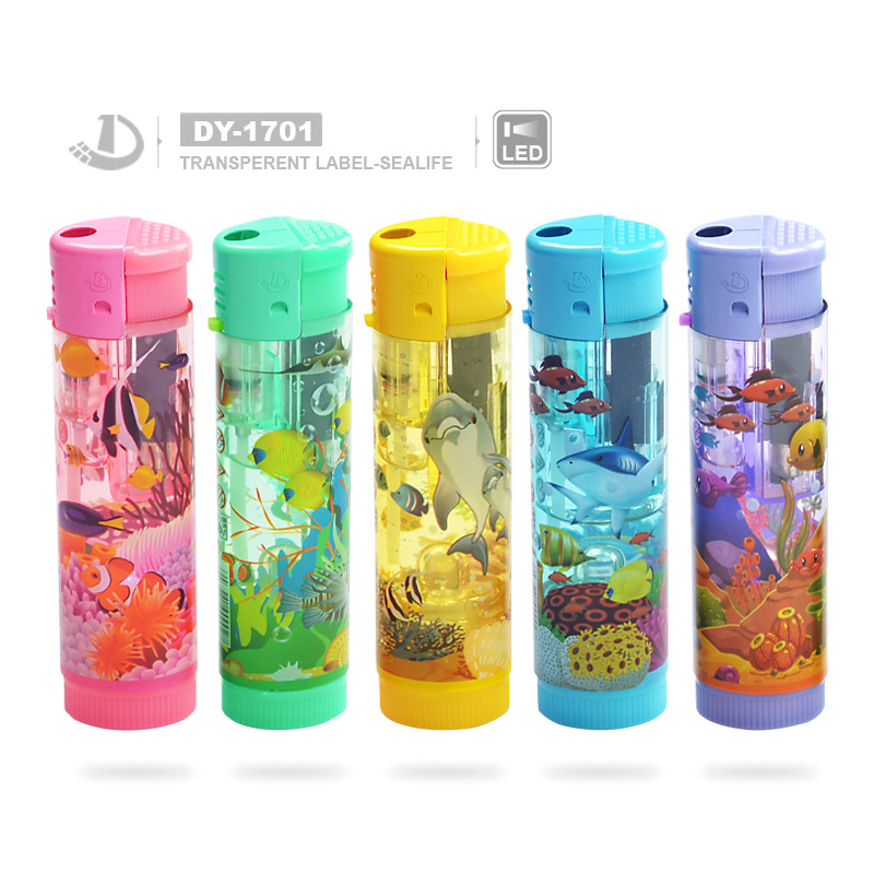 Dongyi Disposable/Refillable High Quality Plastic Windproof EUR Standard Cigarette Gas Lighter