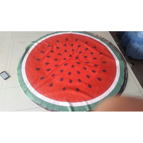 watermelon round beach towel kiwi round beach towel round grapefruit beach towel
