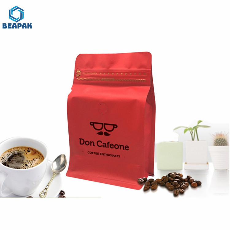Matt Black Three Side Seal 0.25mm Coffee Filter Pouches