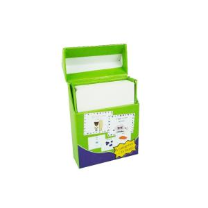 China Custom Logo Gift Boxes For Children Educational Flash Card Packaging Paper Boxes wholesale