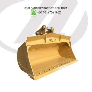 China Yellow Black Customized Excavator Cleaning Bucket 0.1-4Cbm Capacity wholesale