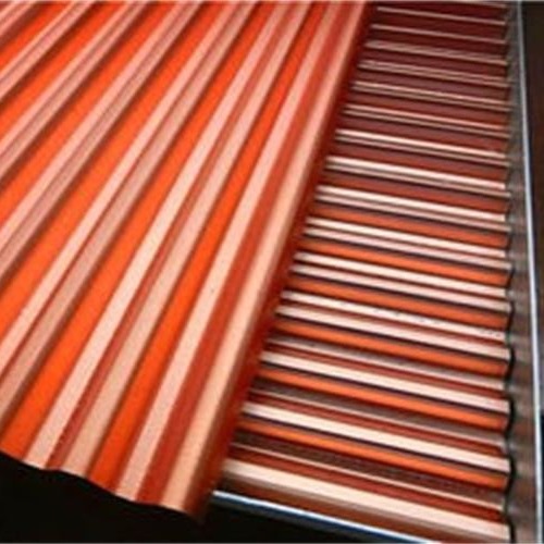PPGI Color Coated Corrugated Metal sheet For Roofing 1200 pressed into 1050