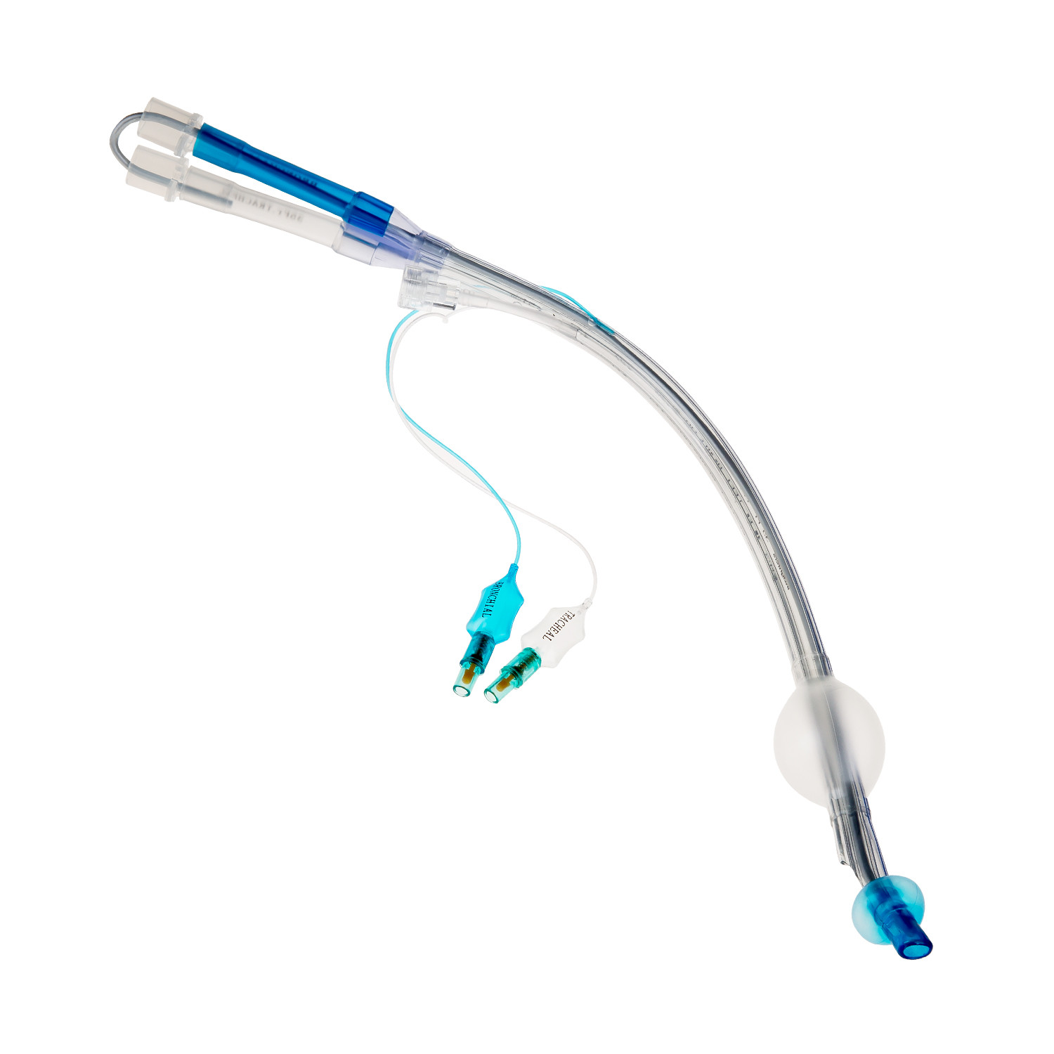 Double Lumen Endotracheal Tube Right And Left Side PU Micro Thin Balloon