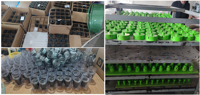 Granite Marble Sintered 40mm Diamond Drill Core Bit With Dry Drilling