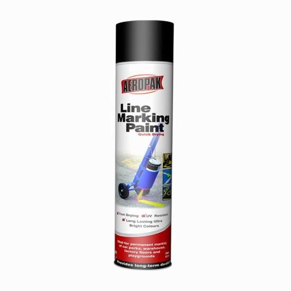 Quality Aeropak White Road Marking Spray Paint 500ml Pavement Fast Drying for sale