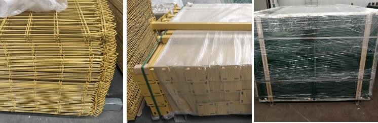 Prestige Panel 3D Welded Wire Mesh Fence ISO9001 Certification