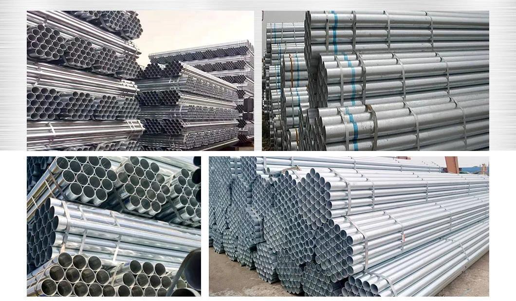 Hot DIP Galvanized Scaffolding Steel Pipe/Tube Low Carbon Free Round ASTM Hot Rolled ERW Galvanized Tube 10 - 1219 mm Fluid Pipe