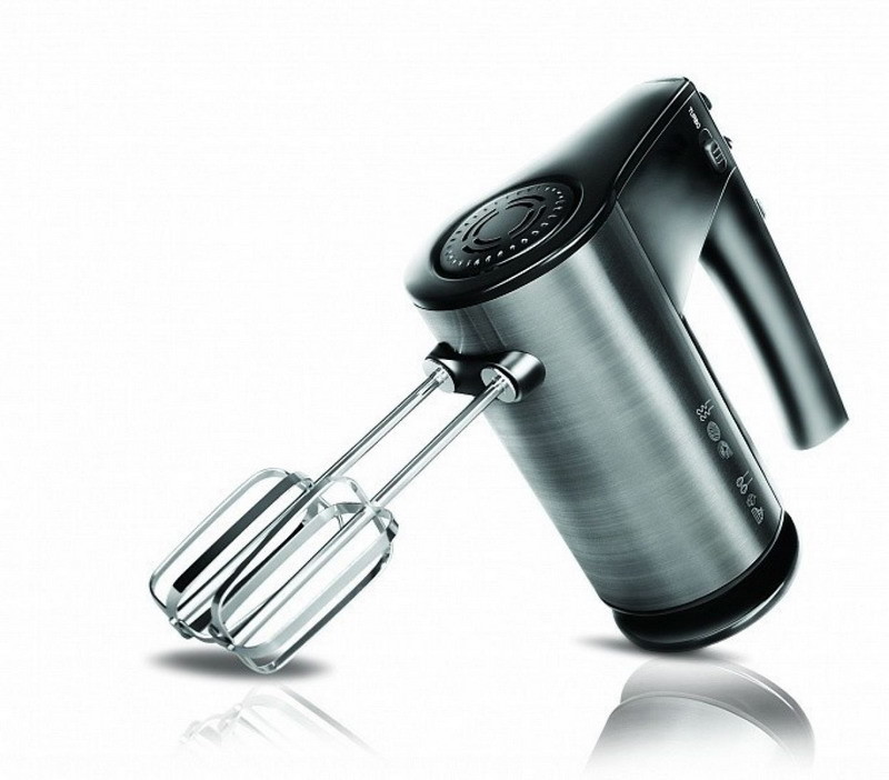 Max 500W Stainless Steel HM501 Hand Mixer With Egg Beaters and Dough Hocks