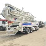 X Leg Zoomlion Scania Truck Mounted Concrete Pump Truck 50m 170m3/H 300kw